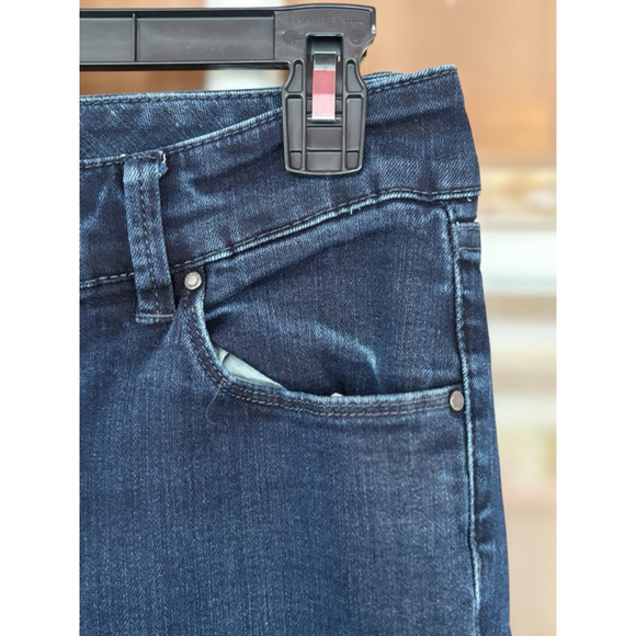 The Limited Women's 4R Dark Wash Mid-Rise Bootcut 5-Pocket Denim Jeans Western - Picture 7 of 14